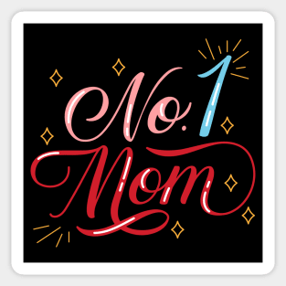 No. 1 Mom Sticker